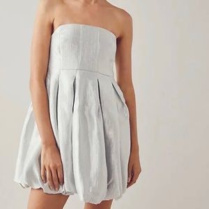 Free People Krista Mini Strapless Dress NWT